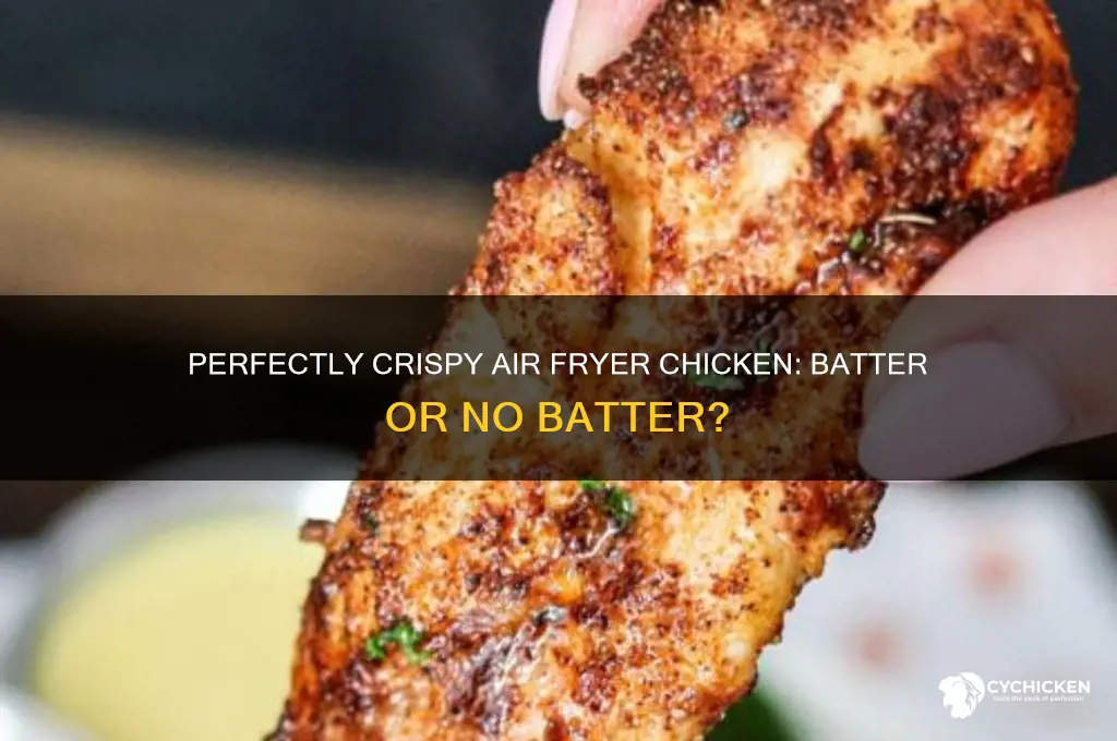 do you batter chicken for air fryer