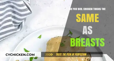 Boiling Chicken Thighs vs. Breasts: Cooking Techniques Compared