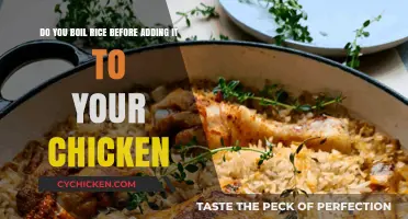 The Perfect Chicken and Rice: Boil First?
