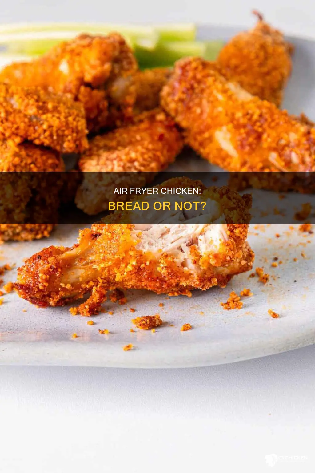 do you bread your raw chicken in a air fryer
