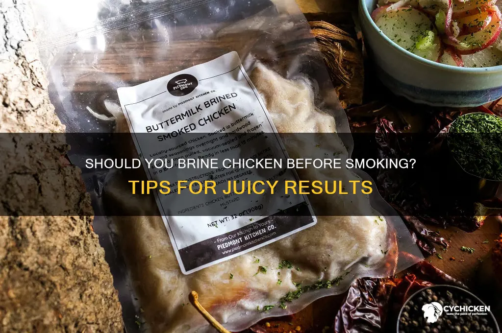 do you brine a chicken before smoking