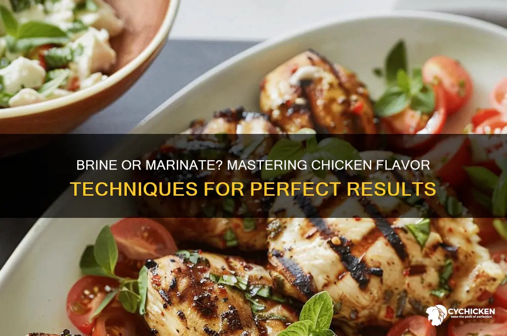 do you brine chicken and also marinate