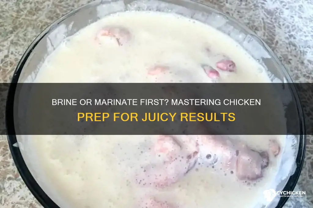 do you brine chicken before you marinate it