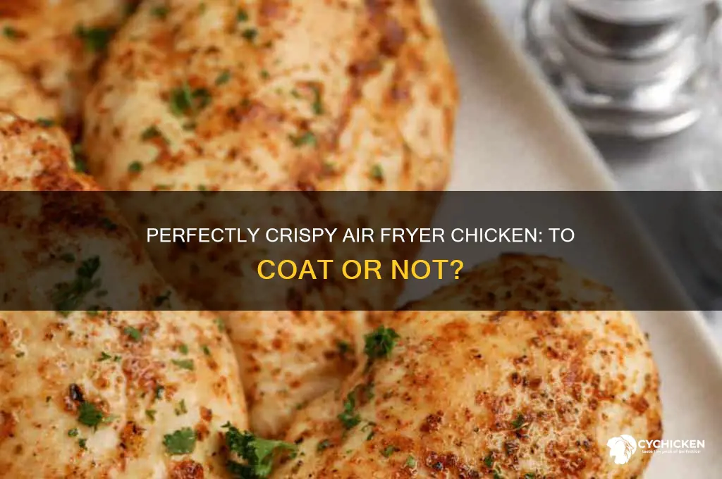 do you coat chicken for air fryer