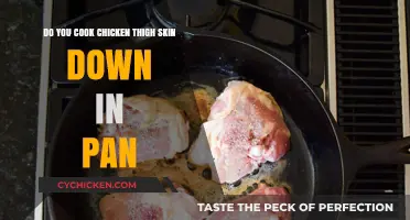 Cooking Chicken Thighs: Skin-Down Pan Method for Crispy Perfection