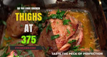 Perfect Chicken Thighs: Cooking at 375°F for Juicy Results