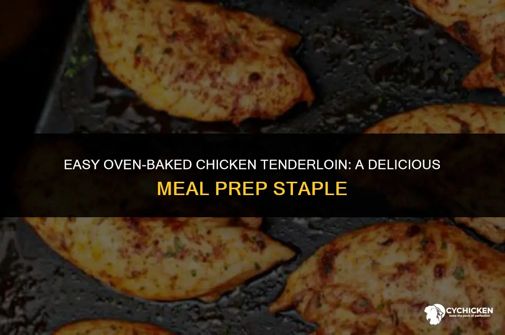 do you cook frozen chicken tenderloin on a baking sheet