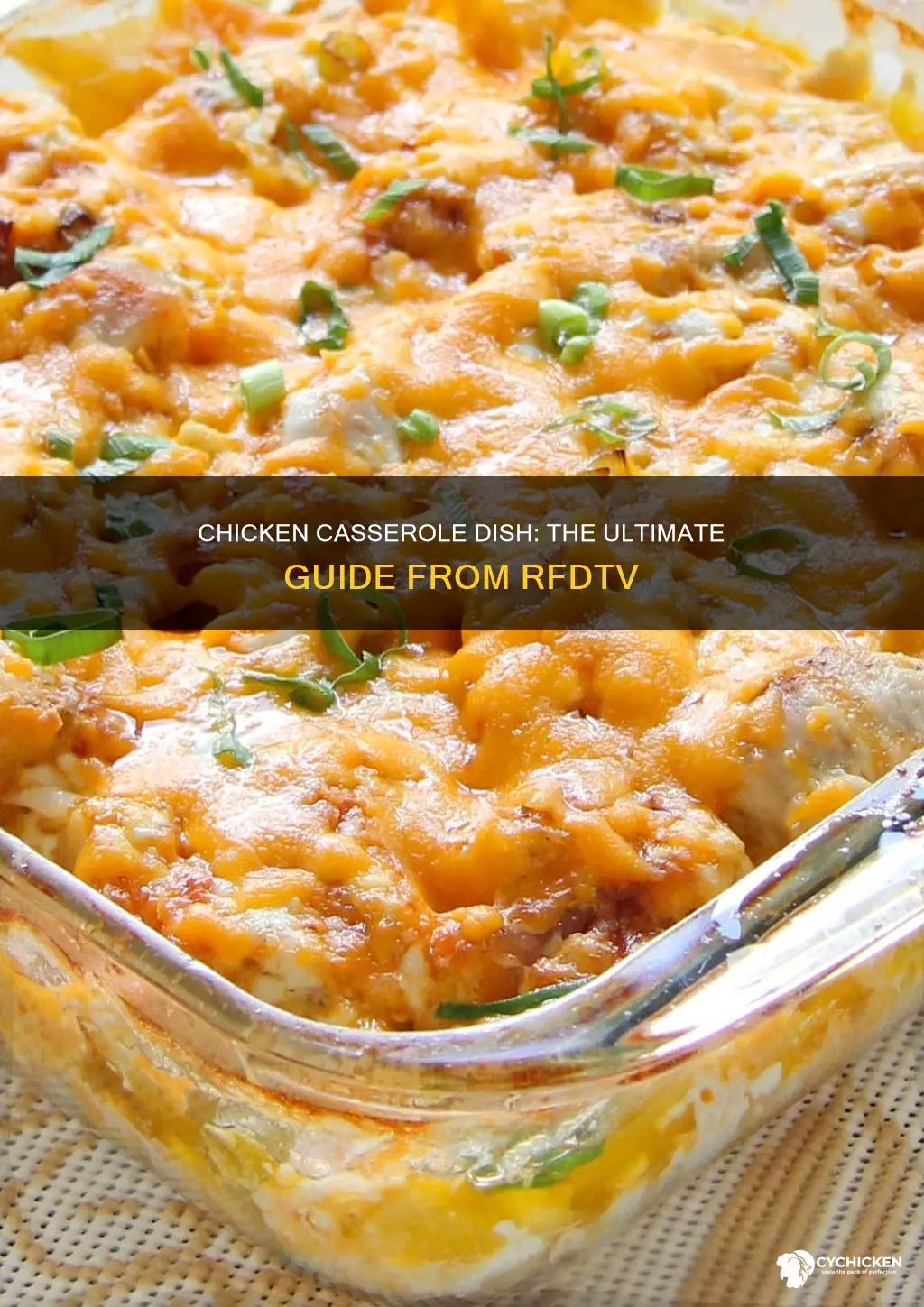 do you cover chicken casserole dish from rfd tv