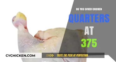 Perfectly Cooked Chicken Quarters: To Cover or Not at 375°F?