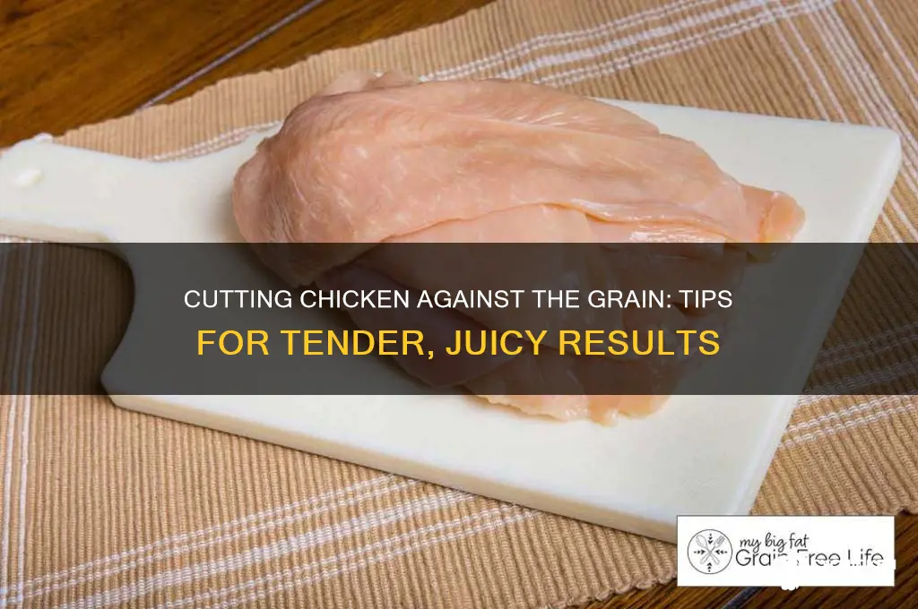 do you cut against the grain for chicken