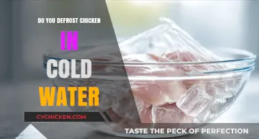 Safely Defrost Chicken in Cold Water: A Quick and Easy Guide