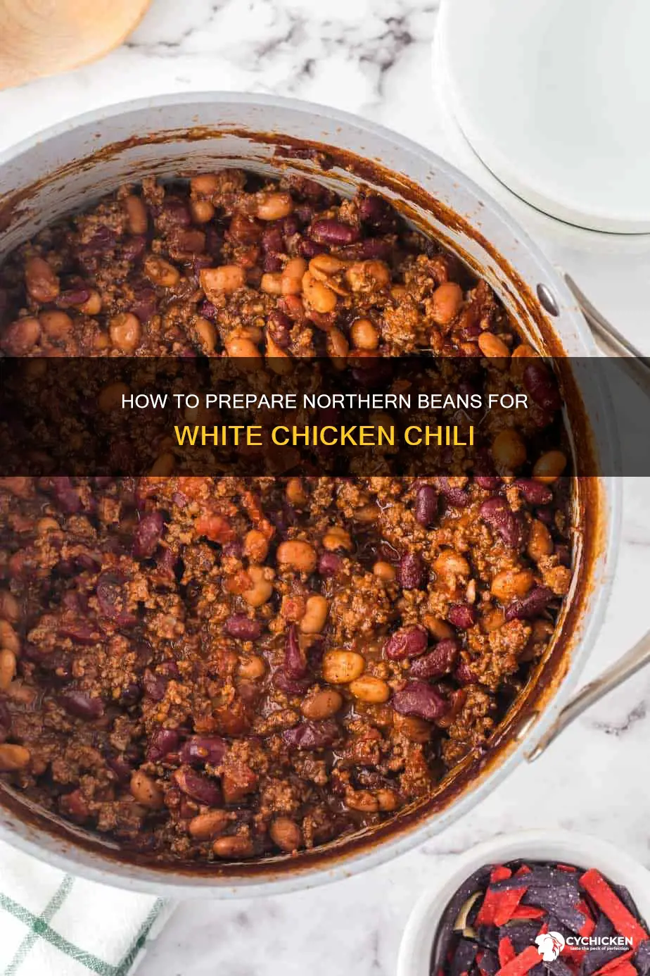 do you drain northern beans for white chicken chili