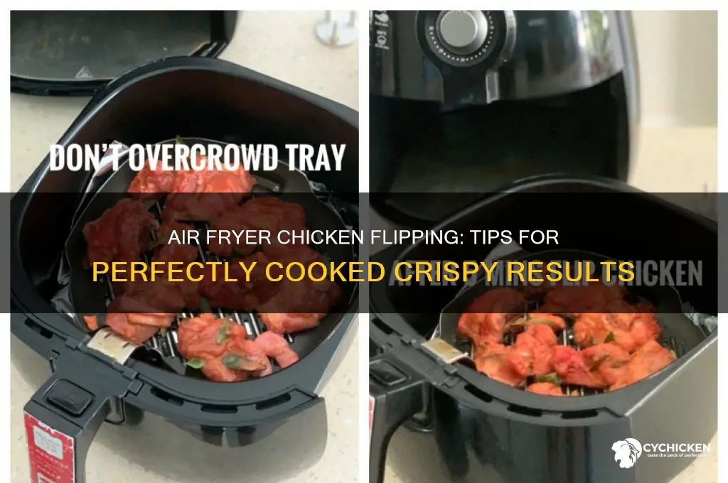 do you flip chicken in air fryer