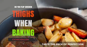 Perfectly Baked Chicken Thighs: To Flip or Not to Flip?