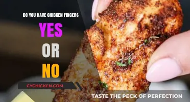 Do You Have Chicken Fingers? A Simple Yes or No Answer