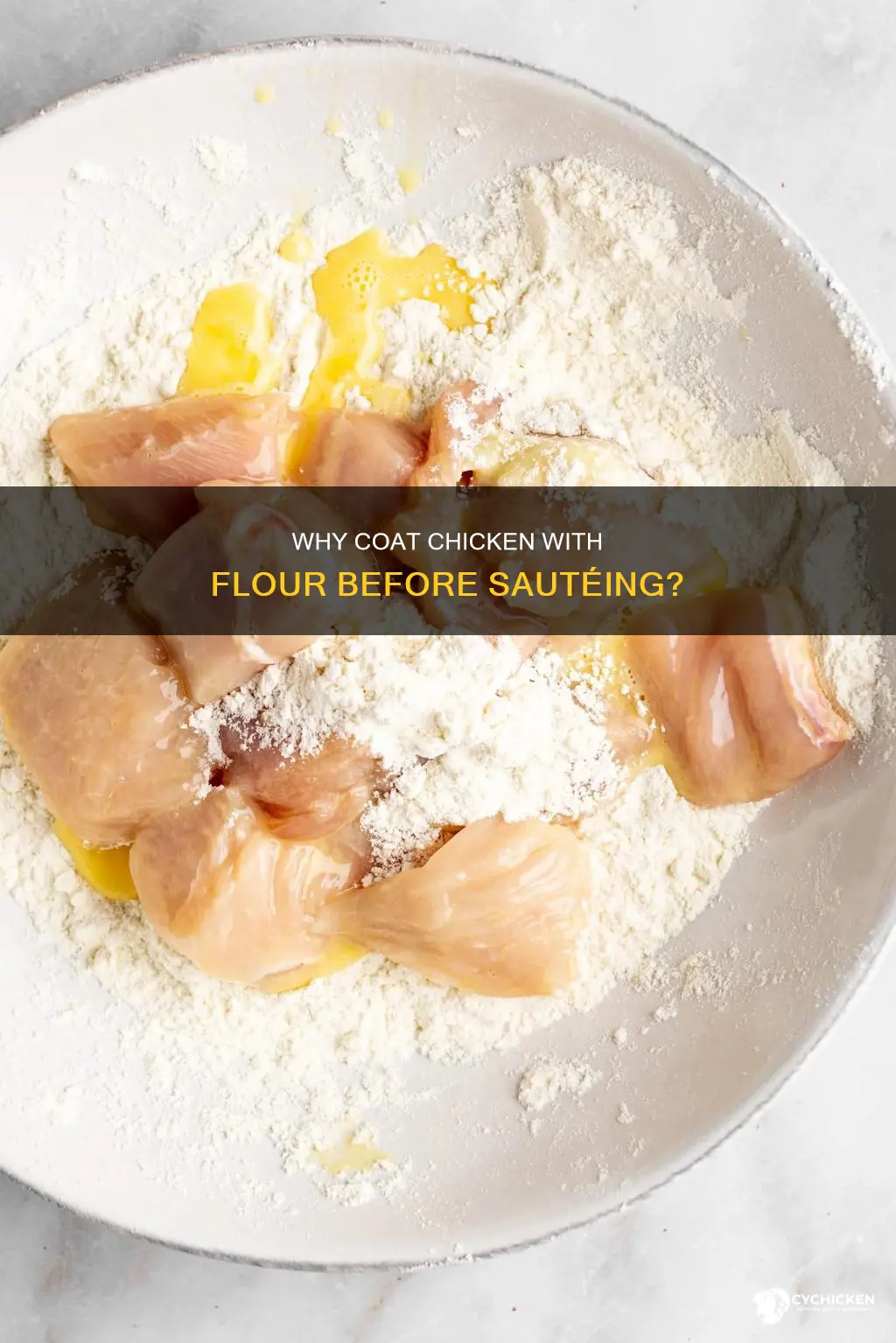 do you have to coat chicken with flour before saute