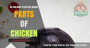 Chicken Butchery: Removing Bloody Parts for Better Taste