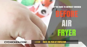 Air Frying Frozen Chicken: Do You Defrost First?