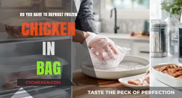 Safe Thawing: Do You Really Need to Defrost Chicken in a Bag?