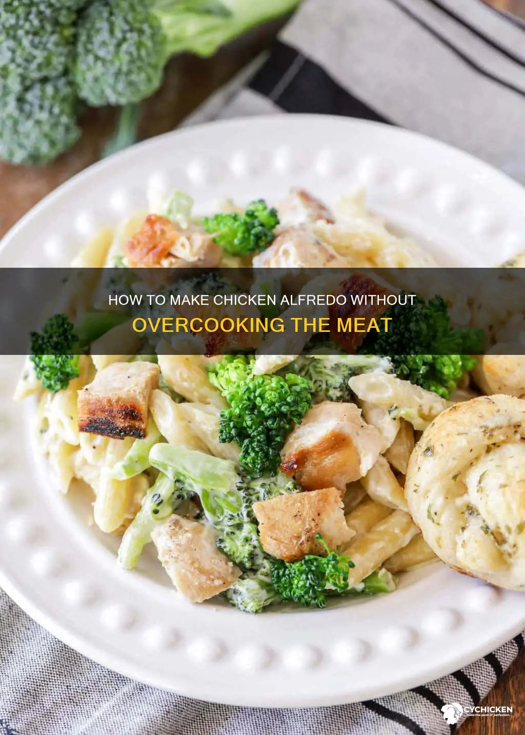 do you have to drain chicken for chicken alfredo