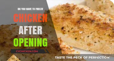 Should You Freeze Chicken After Opening? A Food Safety Guide