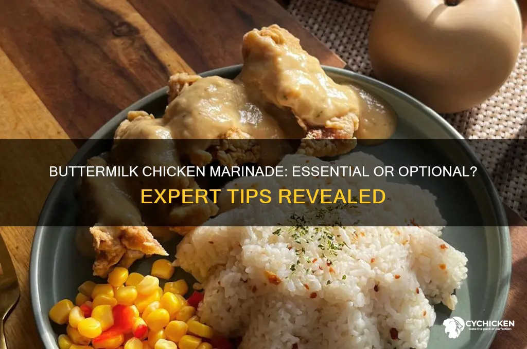 do you have to marinate chicken in buttermilk