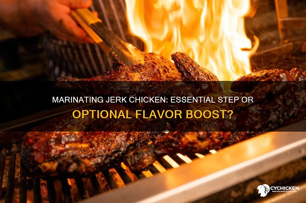 do you have to marinate jerk chicken