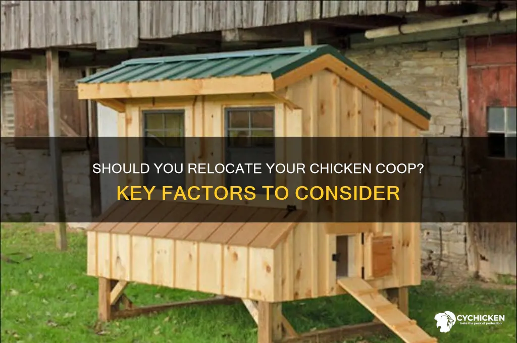 do you have to move a chicken coup