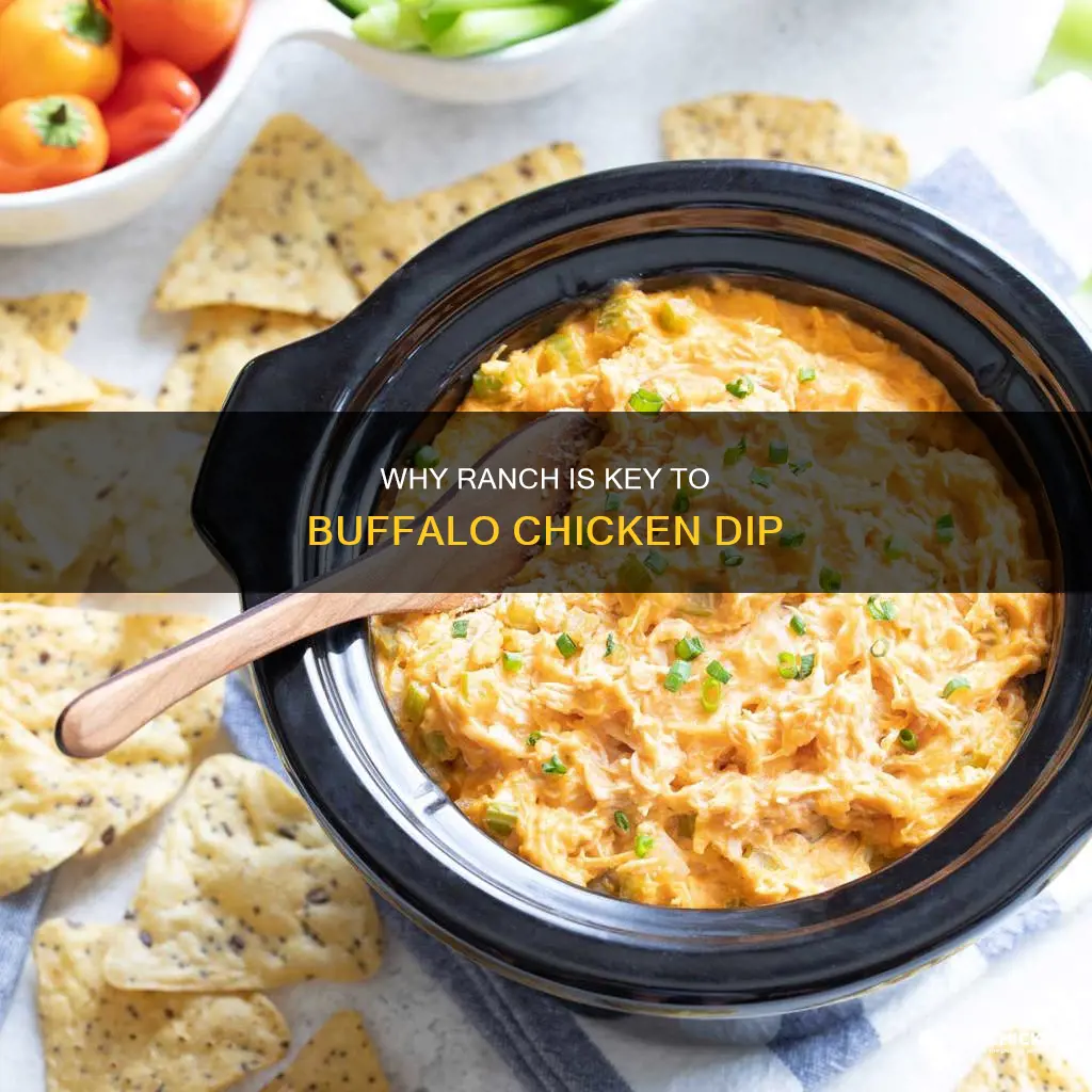 do you have to put ranch in buffalo chicken dip