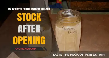 Chicken Stock: Fridge Storage After Opening?