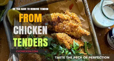 The Secret to Perfect Chicken Tenders: Tendon Removal