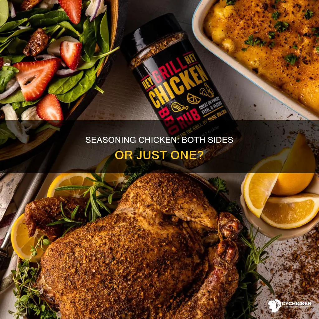do you have to season both sides of chicken