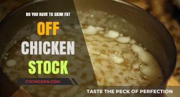 The Best Chicken Stock: Skim the Fat or Not?