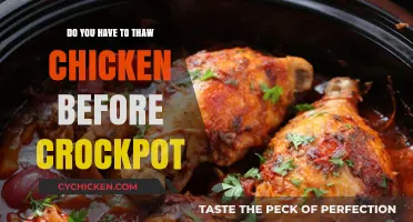 Can You Cook Frozen Chicken in a Crockpot? Thawing Tips