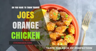Thawing Trader Joe's Orange Chicken: Do You Need To?