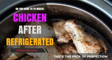 Reheating Refrigerated Chicken: Is It Necessary?