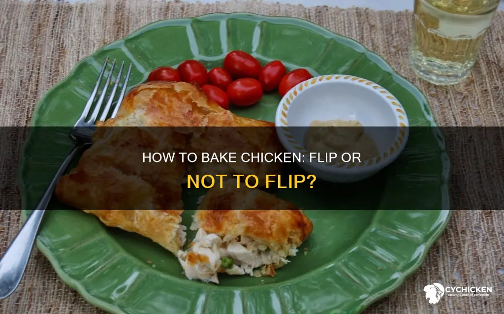 do you have to turn chicken over when baking