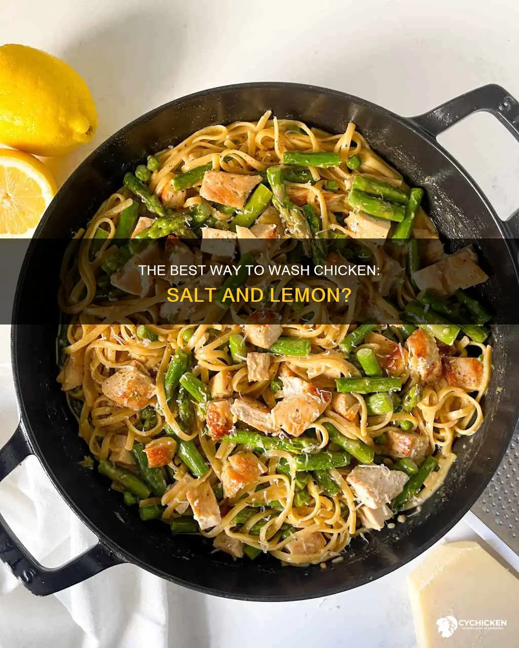 do you have to wash chicken with salt and lemon