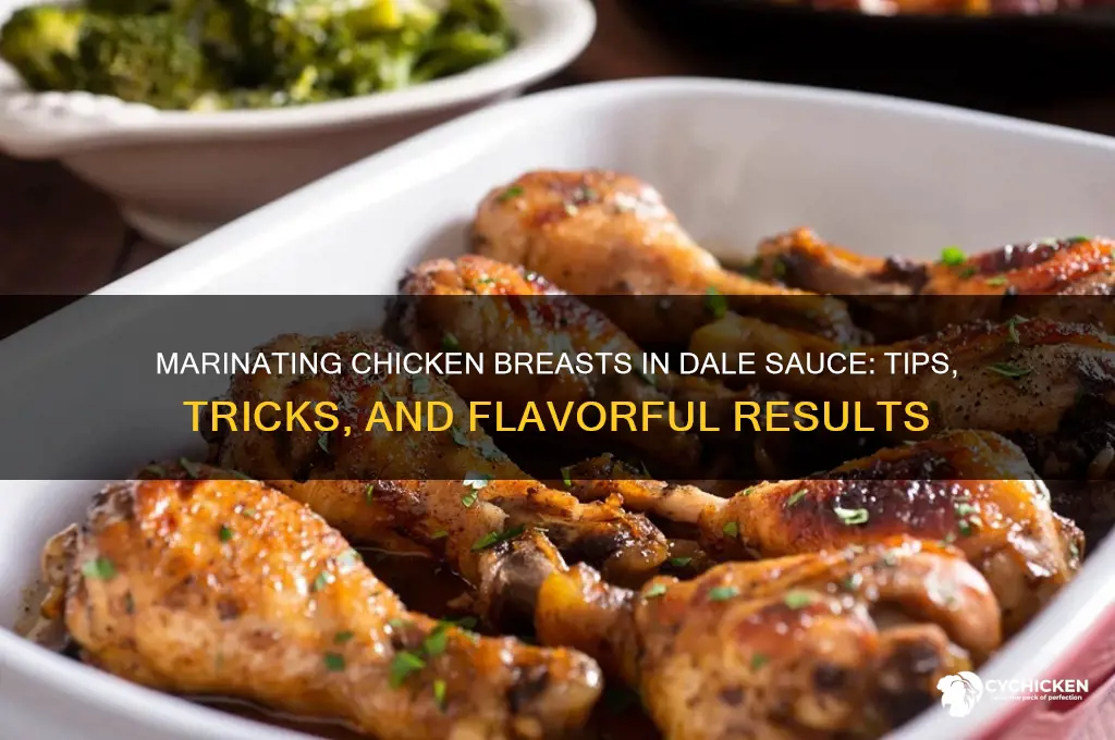 do you marinate chicken breastsin dale sauce