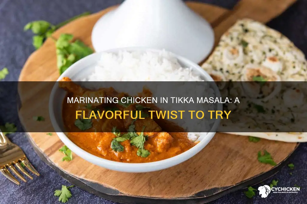 do you marinate chicken in tiki masala