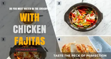 Crockpot Chicken Fajitas: Water or No Water?