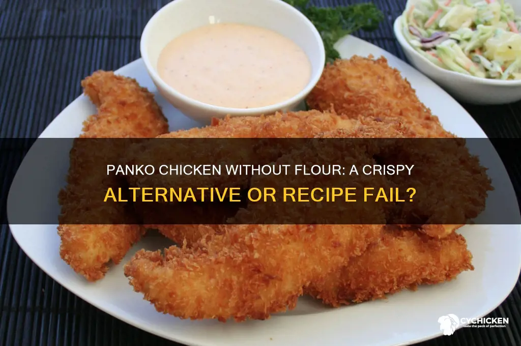 do you need flour for panko chicken