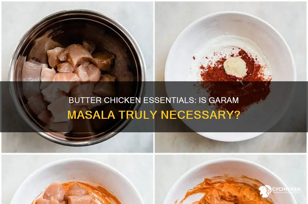 do you need garam masala for butter chicken