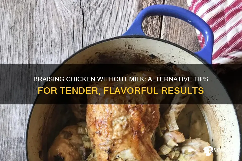 do you need milk to braise chicken