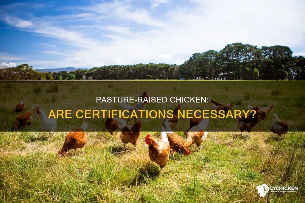 do you need to be certified for pasture raised chicken