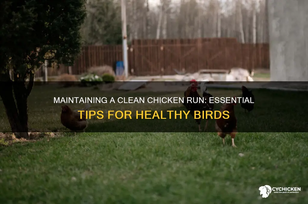 do you need to clean chicken run