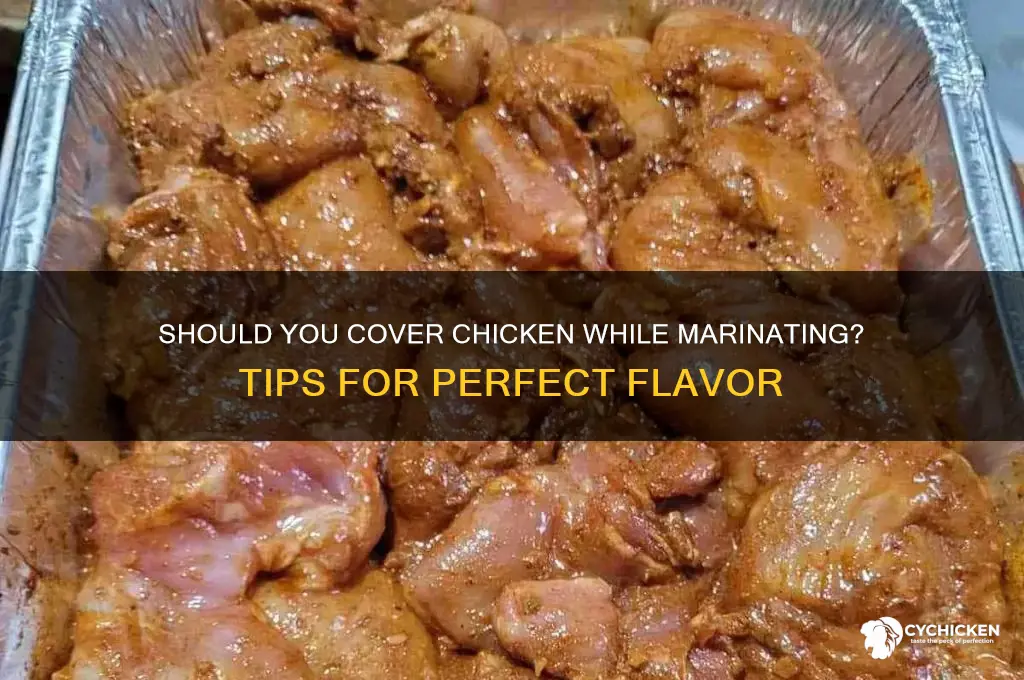 do you need to cover chicken when marinating
