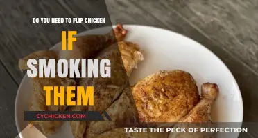 Smoking Chicken: Flip or No Flip?