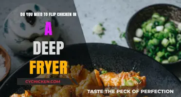 Deep Frying Chicken: Flip or Not to Flip?