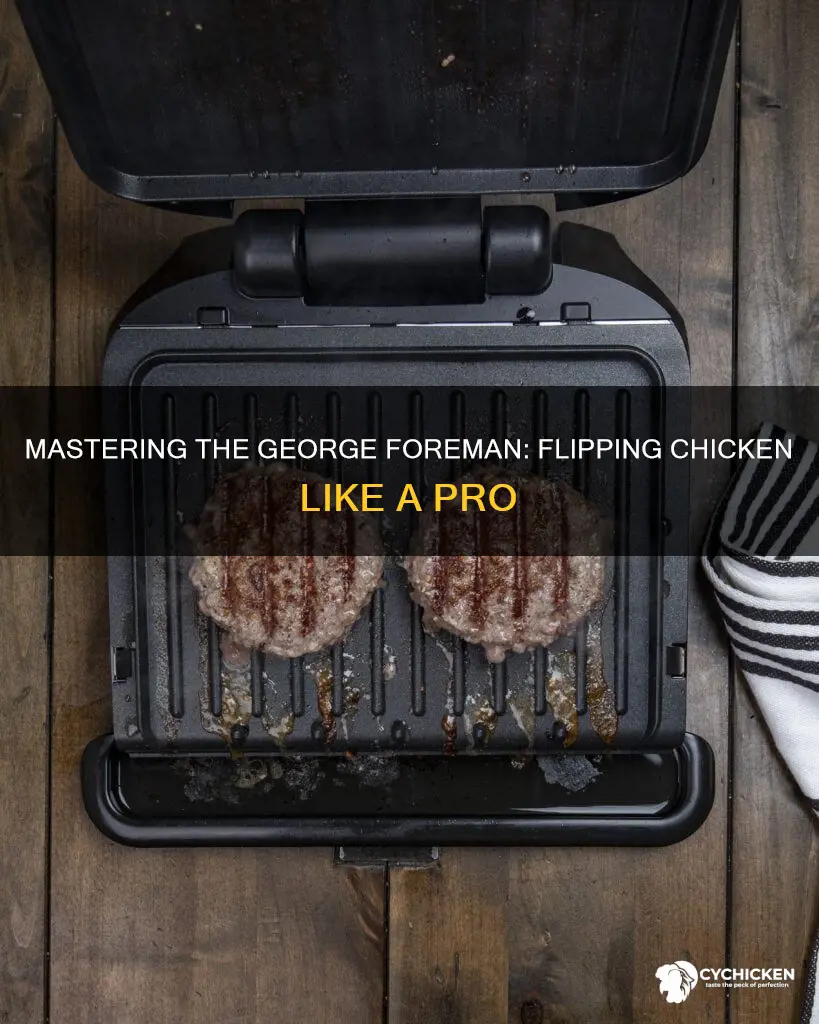 do you need to flip chicken on a george foreman